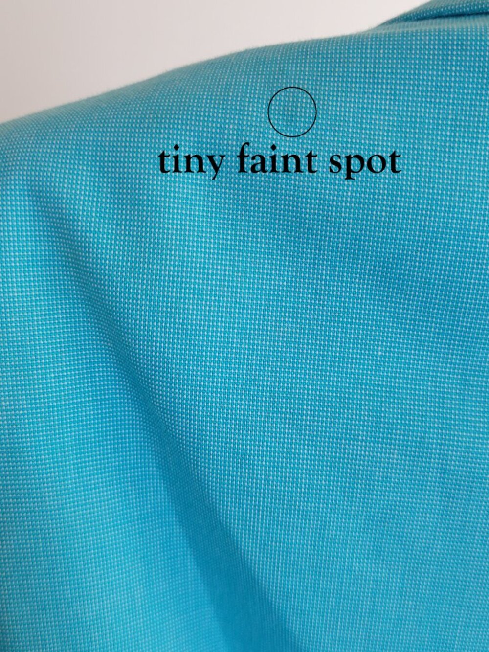 Saddlebred Men’s Solid Blue Robins Egg Cotton Blazer Jacket - Size 44 L - Picture 14 of 16